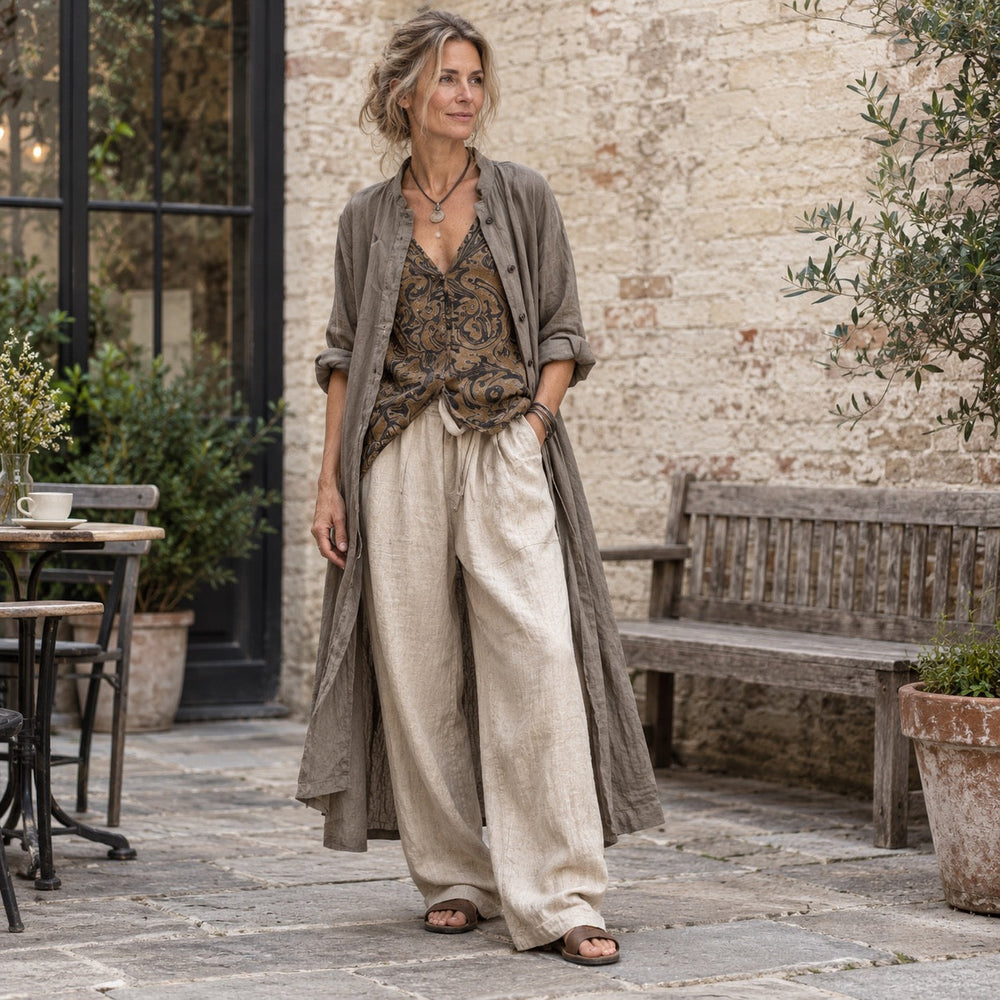 Marlowe wide-leg palazzo trousers by May-London