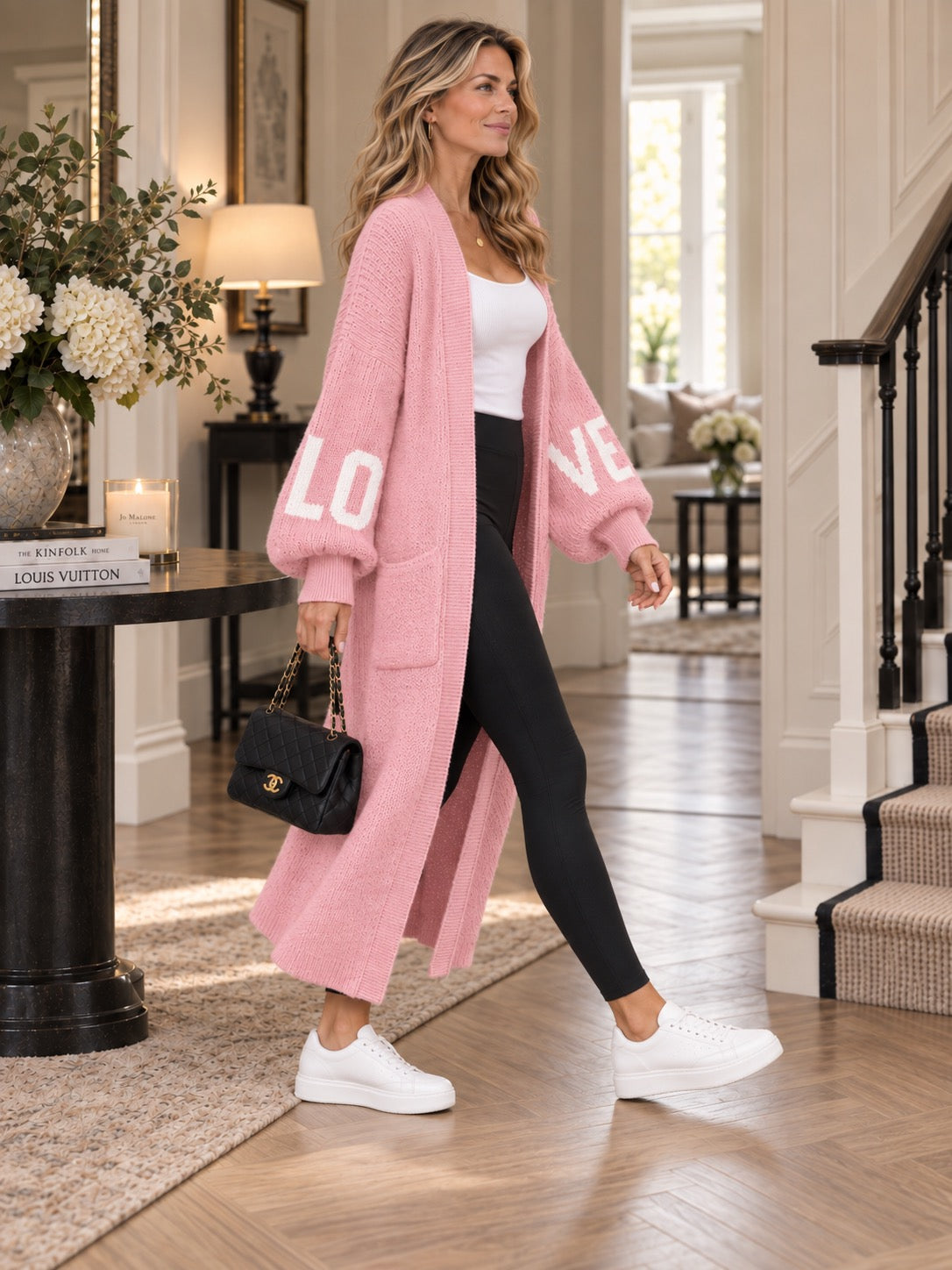 Everleigh Signature Knit Cardigan for women, alternative product view by May-London