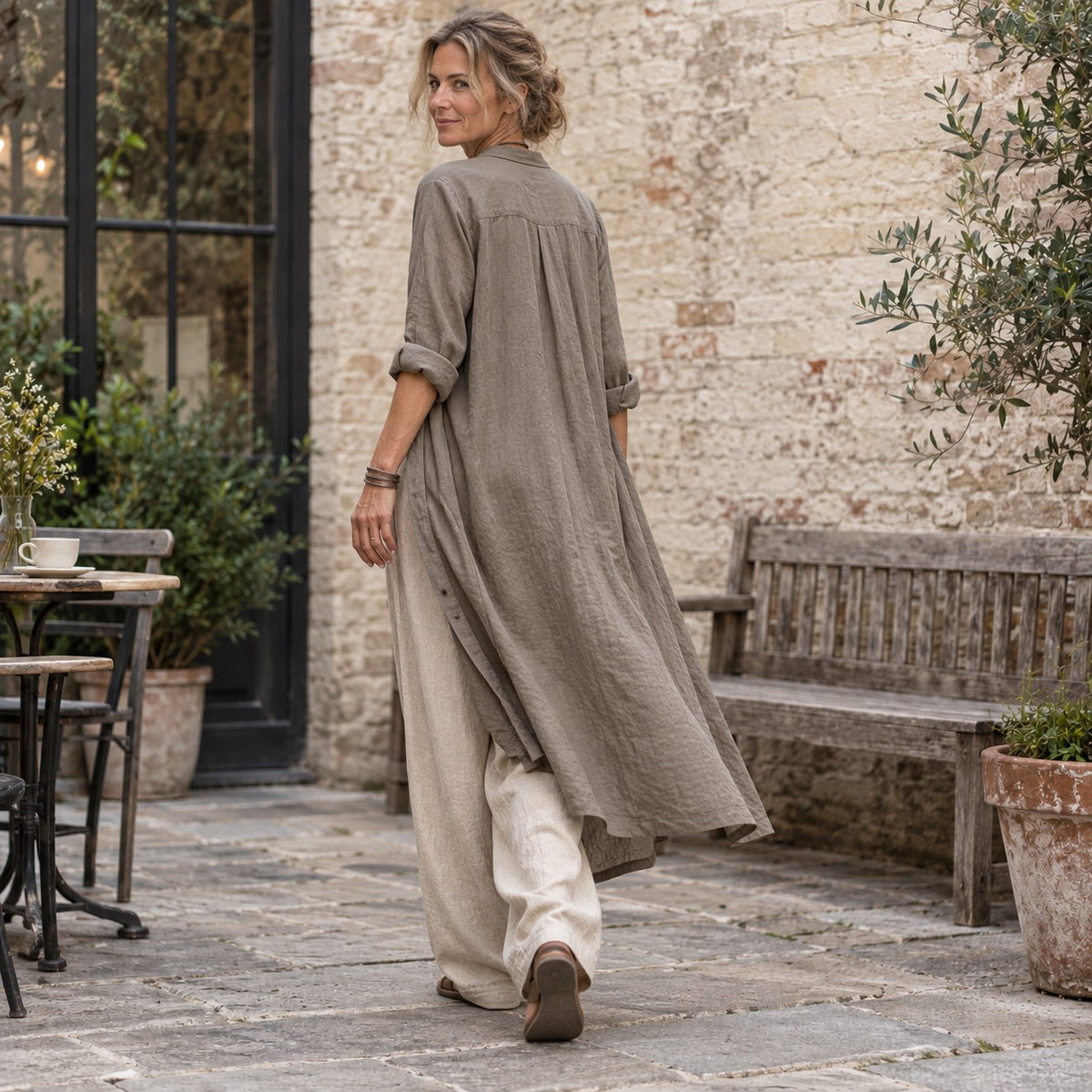 Marlowe wide-leg palazzo trousers by May-London